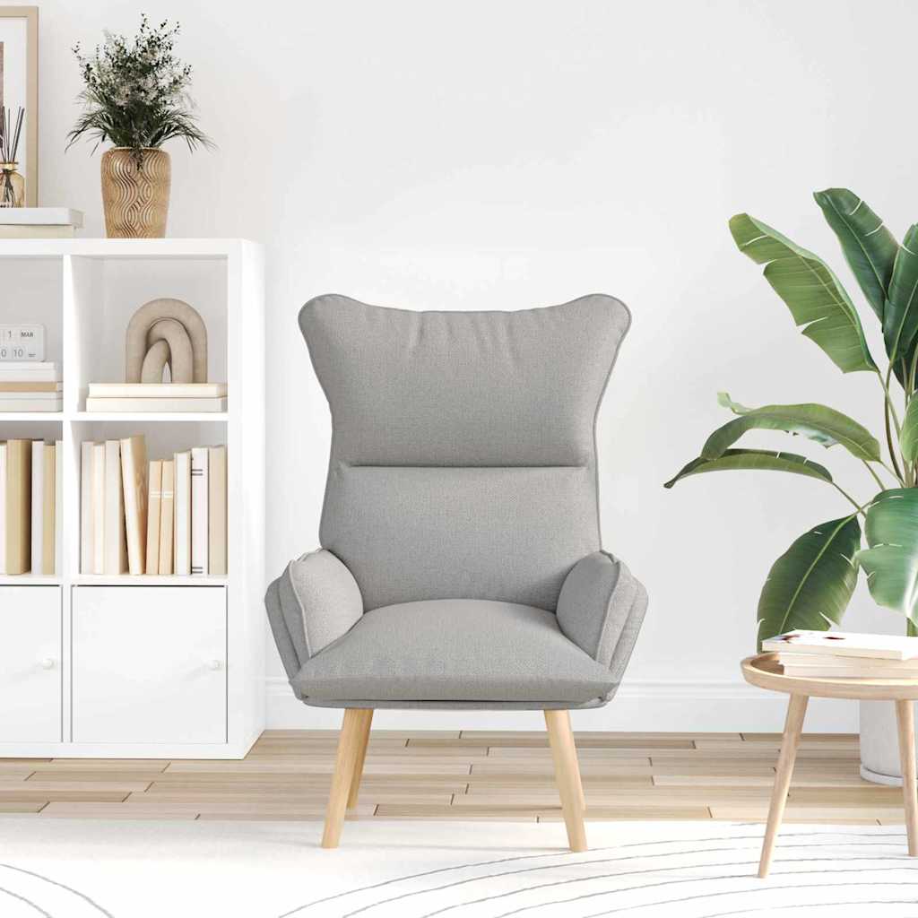 Relaxing Chair Cloud grey 69 x 74 x 93 cm Fabric