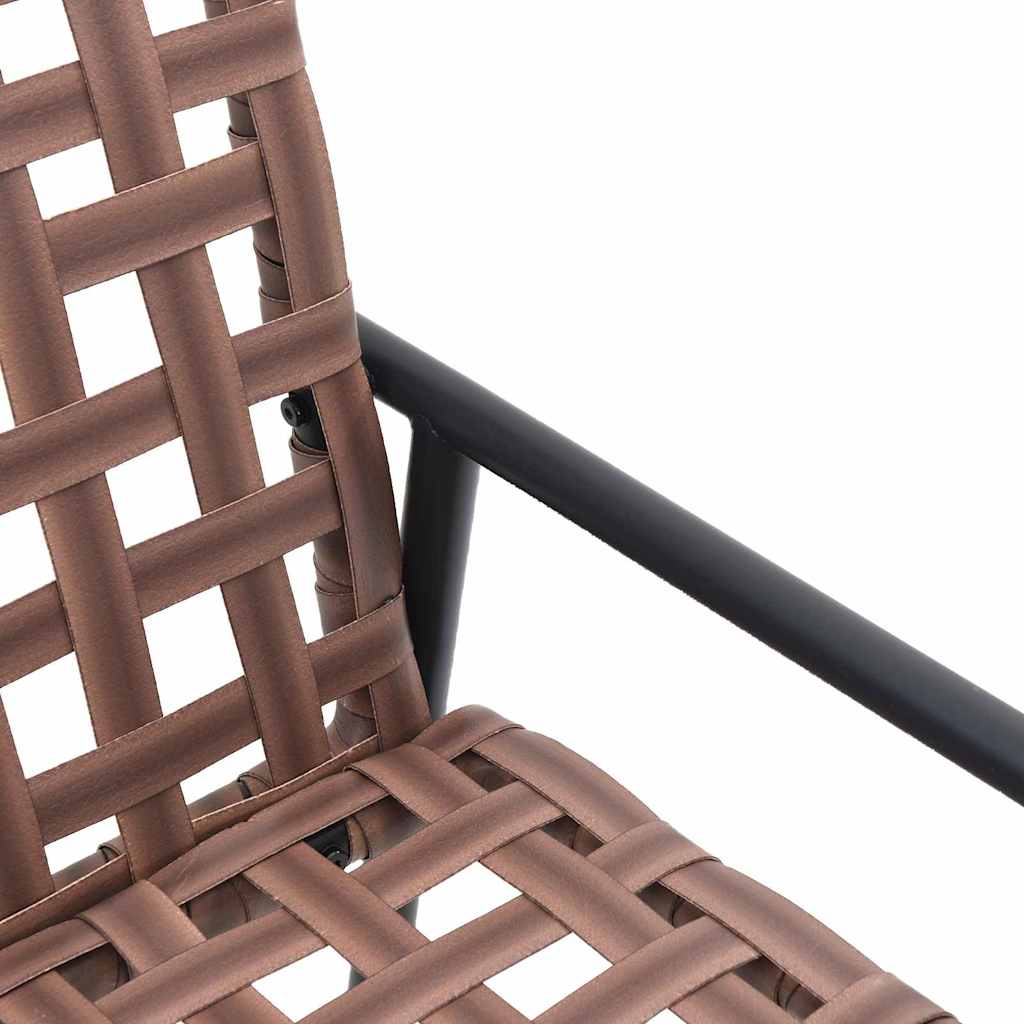 Garden Chair Black 113 x 79 x 75cm Poly Rattan