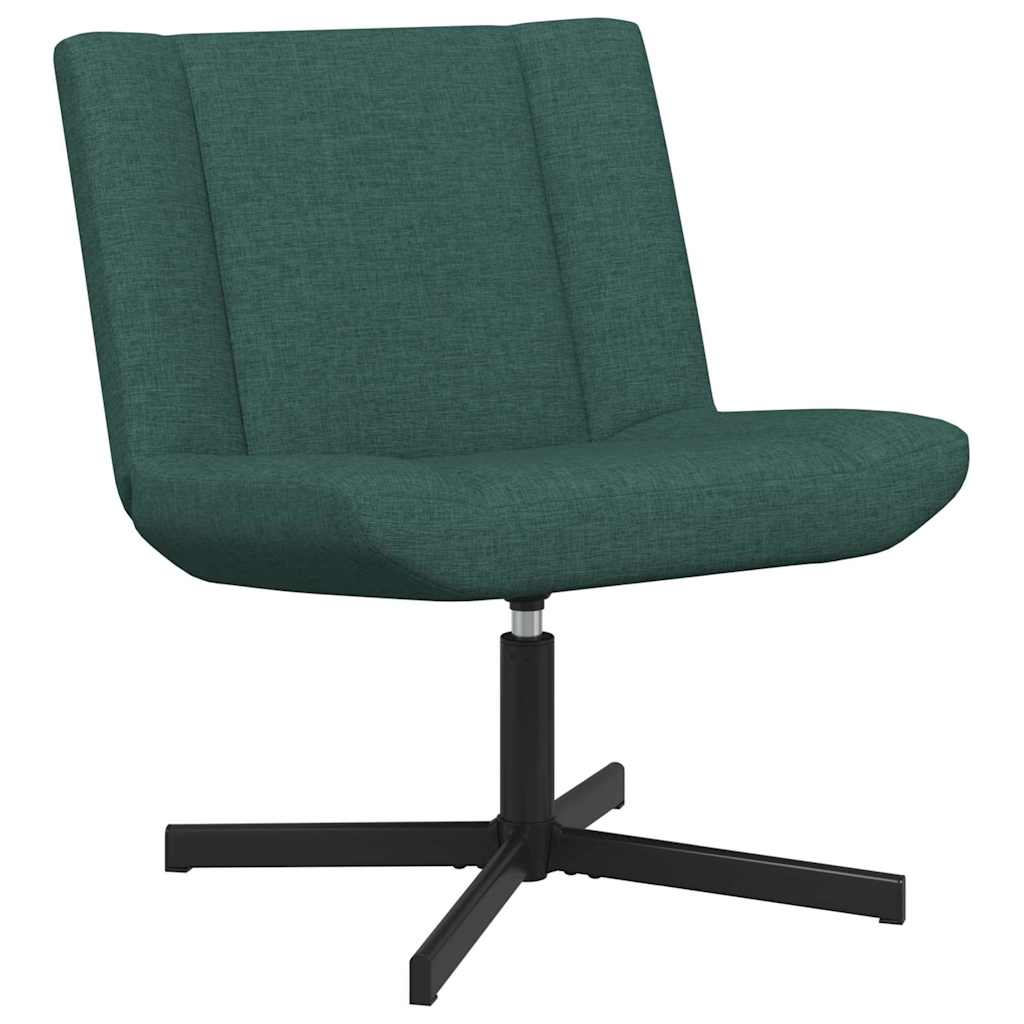 Swivel Chair Dark green 63 x 75 x 76 cm Fabric