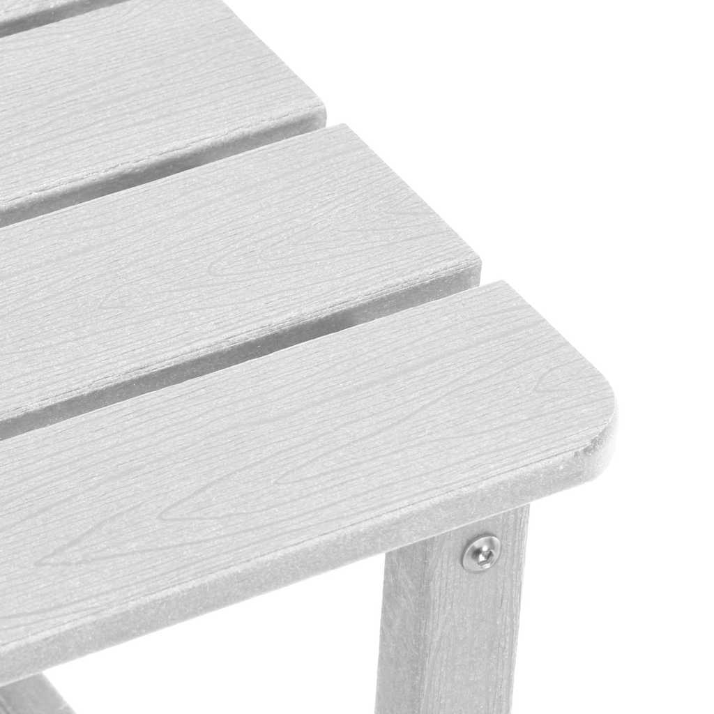 Garden Rocking Chair 3 pcs White 38 x 38 x 46cm Plastic
