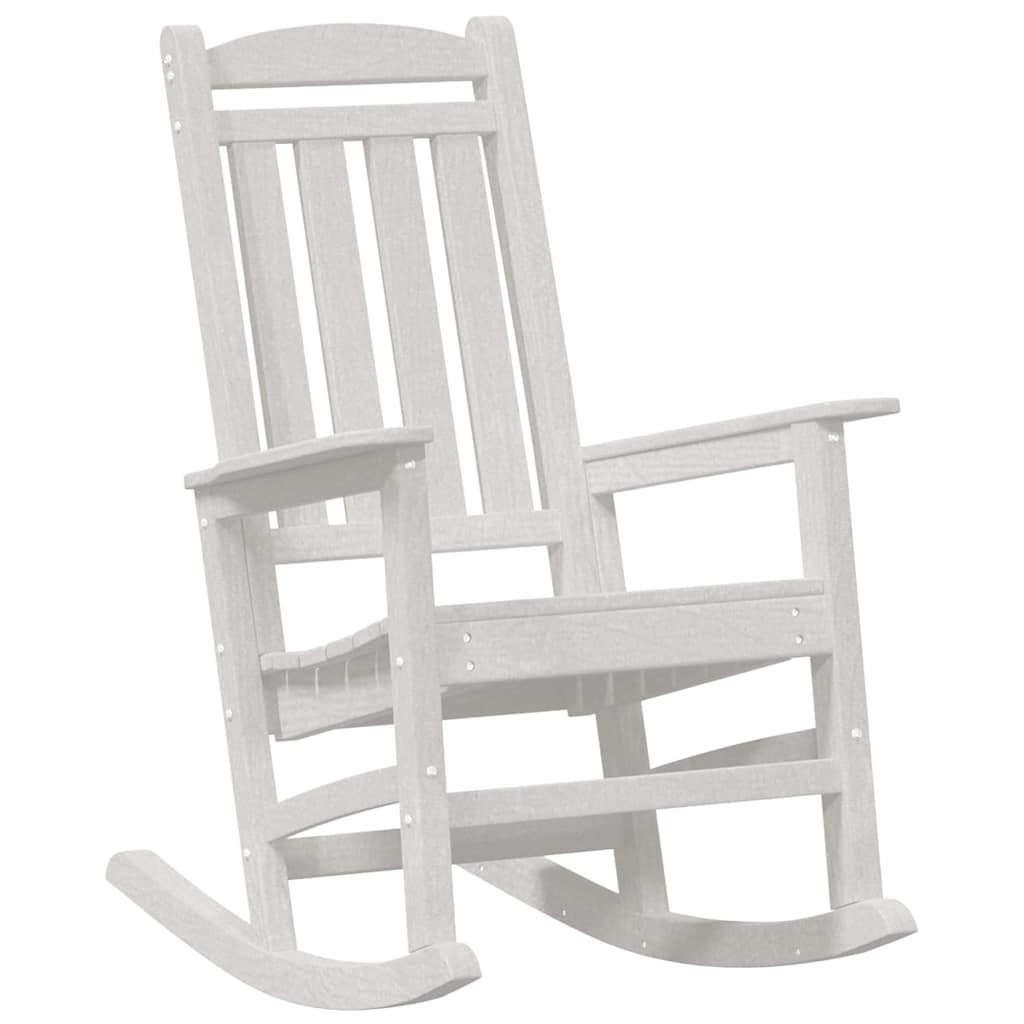 Garden Rocking Chair 3 pcs White 38 x 38 x 46cm Plastic