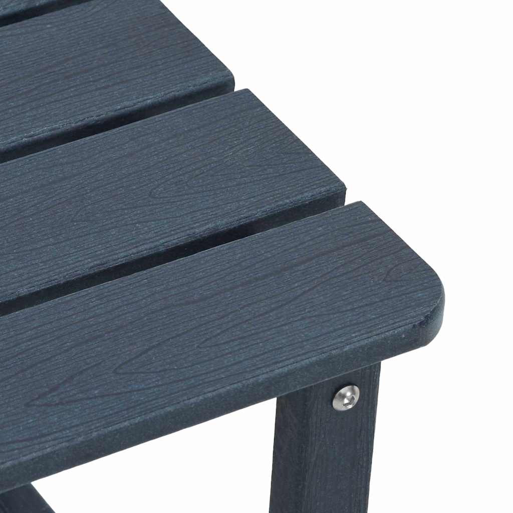 Garden Rocking Chair 3 pcs Navy 38 x 38 x 46cm Plastic