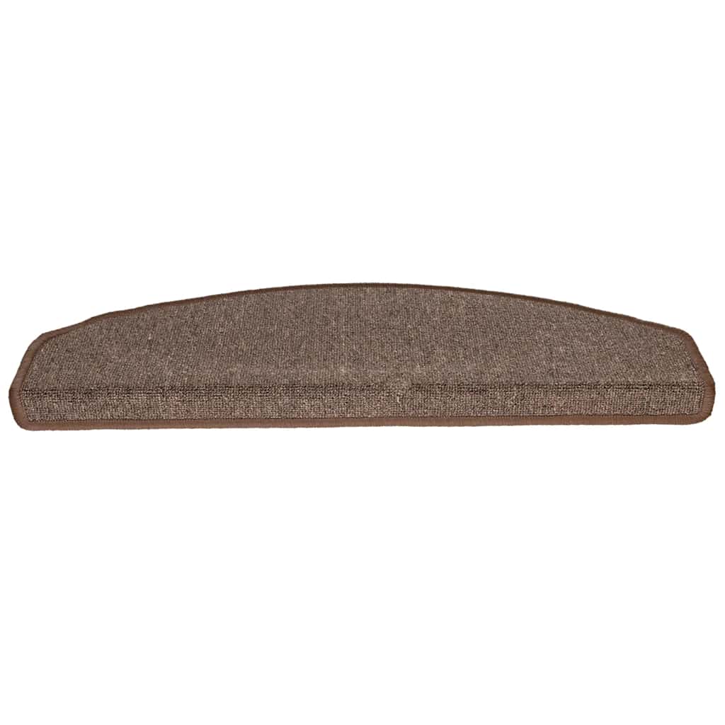 Stair Mats 20 pcs Coffee Brown 65x24x4 cm