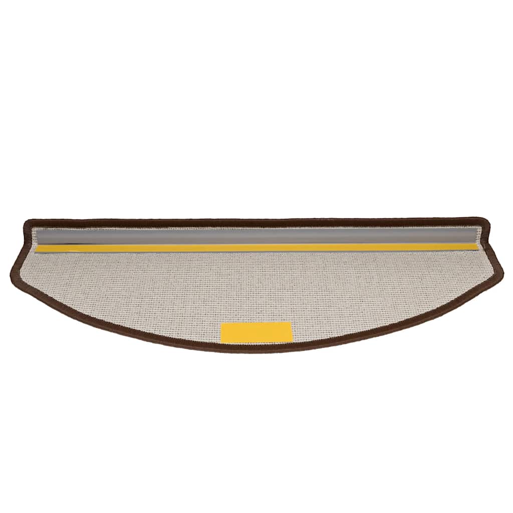 Stair Mats 20 pcs Coffee Brown 65x24x4 cm