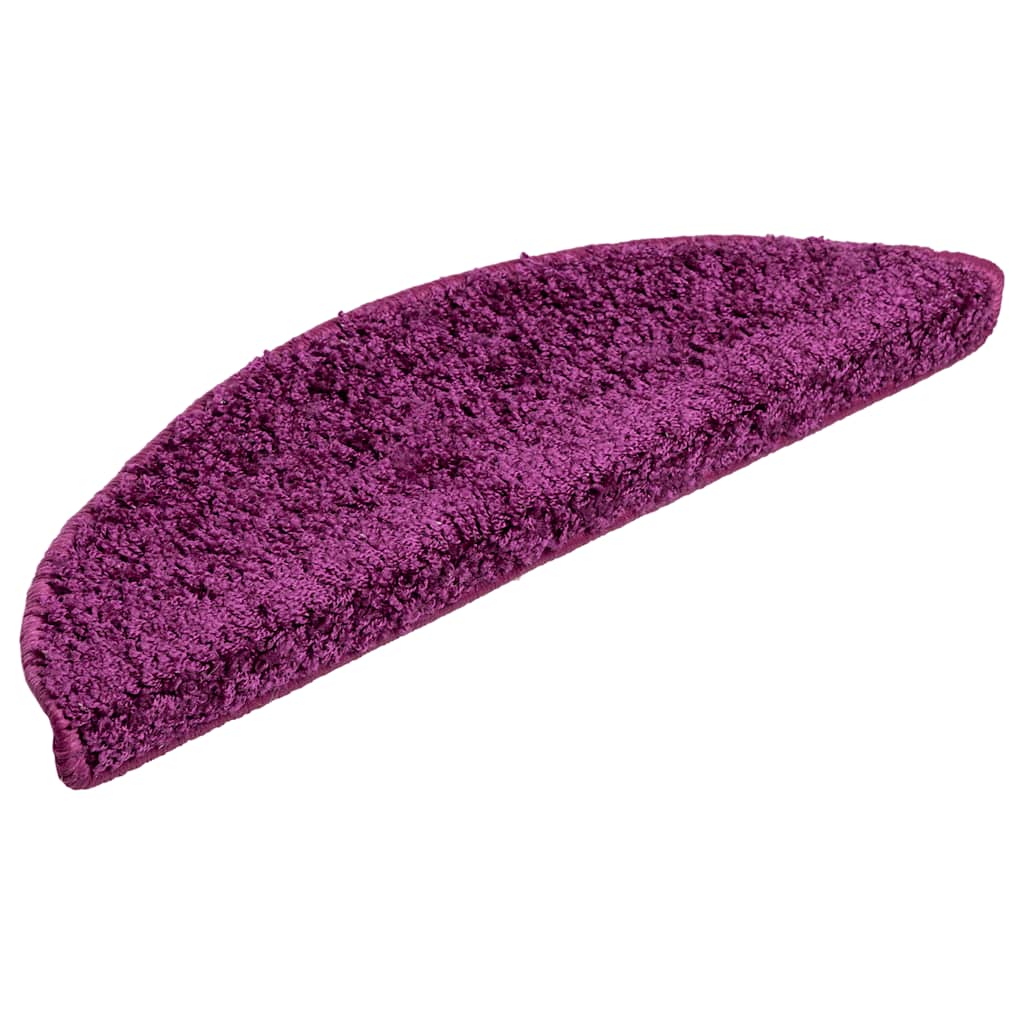 Stair Mats 20 pcs Violet 56x17x3 cm